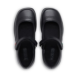 Junior Girls Fragma Pop Leather Black