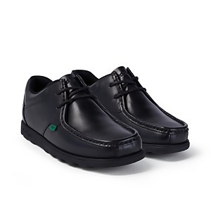 Youth Mens Fragma Lace Leather Black