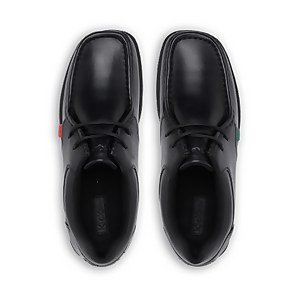 Youth Mens Fragma Lace Leather Black
