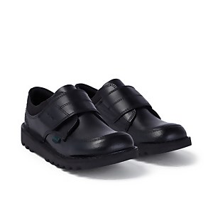 Junior Boys Kick Lo Scuff Leather Black