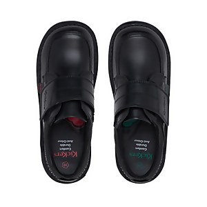 Junior Boys Kick Lo Scuff Leather Black