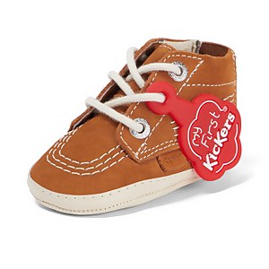 Babies Kick Hi Crib Suede Tan