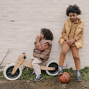 Junior Unisex Kick Hi Zip Leather Navy