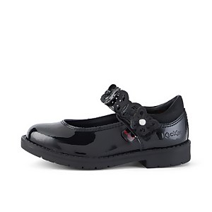 Infant Girls Lachly Butterfly Mj Patent Leather Black - 5