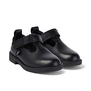 Infant Girls Lachly T Bar Leather Black