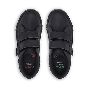 Junior Boys Tovni Twin Flex Leather Black
