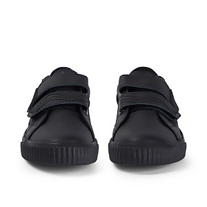 Junior Boys Tovni Twin Flex Leather Black