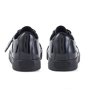 Junior Girls Tovni Lacer Patent Leather Black