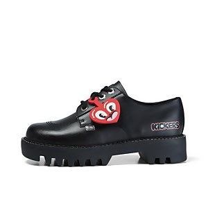 Adult Women's Kizziie Derby X Hattie Stewart Leather Black - 3