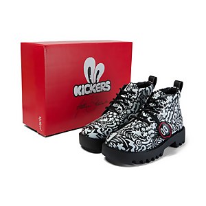 Adult Women's Kizziie Hi X Hattie Stewart Leather Black