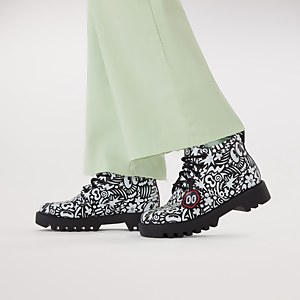 Adult Women's Kizziie Hi X Hattie Stewart Leather Black