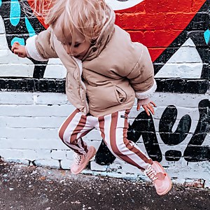 Infant Unisex Kick Hi Zip Nubuck Light pink