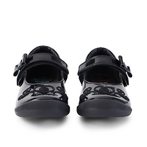 Infant Girls Bridie Heart Mj Patent Leather Black