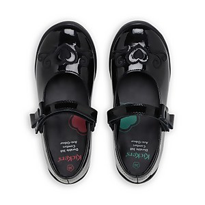 Infant Girls Bridie Heart Mj Patent Leather Black