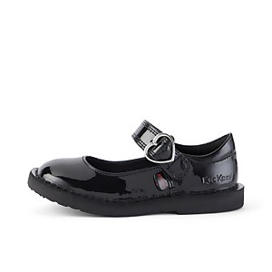 Infant Girls Adlar Heart Mj Patent Leather Black - 5