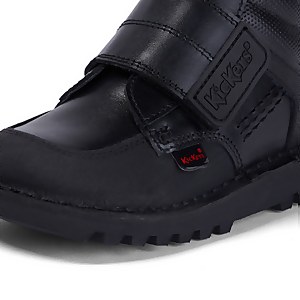 Infant Boys Kick Mid Scuff Leather Black