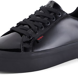 Youth Womens Tovni Stack Patent Leather Black