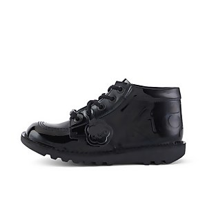 Youth Womens Kick Hi Luxx Patent Leather Black - 3