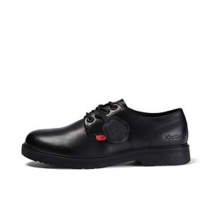 Youth Mens Finley Lo Leather Black - 3