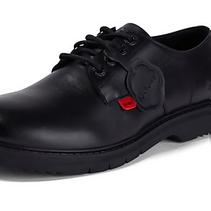 Youth Mens Finley Lo Leather Black