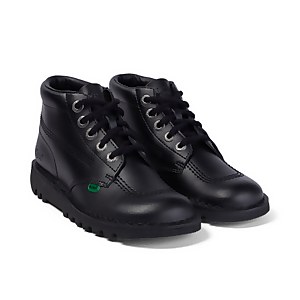 Adult Womens Kick Hi Leather Black
