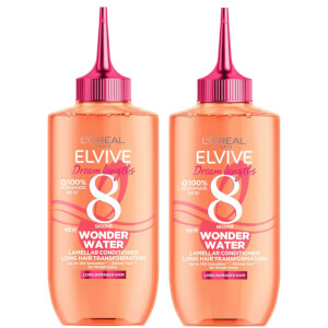 L'Oréal Paris Elvive Dream Lengths Wonder Water 8 Second Hair Treatment  200ml Duo - FREE Delivery