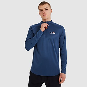 Men's Bovaro 1/2 Zip Top Navy Marl - XS