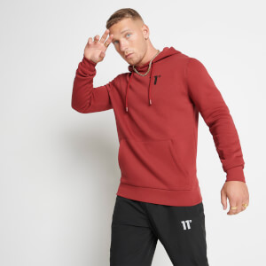 Core Pullover Hoodie – Dunkelrot