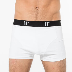 Men's Twin Pack Core Boxer Shorts – White