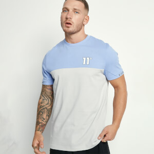 11 Degrees Cut And Sew T-Shirt – Novel Lilac / Vapour Grey