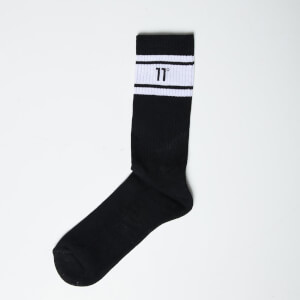 Men's Core Stripe Socks 3 Pack – Black