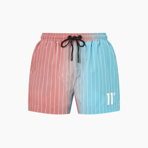 11 Degrees All Over Print Swim Shorts – Berry Mist / Teal