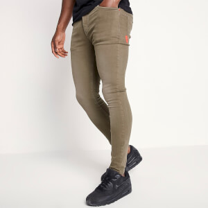 Sustainable Stretch Jeans Skinny Fit – Khaki Wash