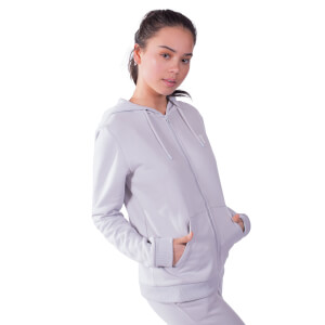 Women's Core Full Zip Hoodie – Light Grey