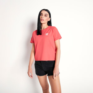 11 Degrees Womens Core Cropped T-Shirt – Imperial Red
