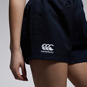 Womens Professional Poly Shorts Navy