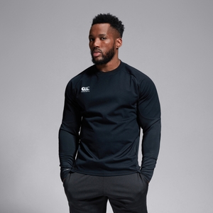 CANTERBURY VAPOSHIELD TECH DRILL TOP V2 AM BLACK - XS