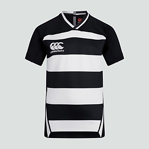 Junior Unisex Vapodri Evader Hooped Jersey Black