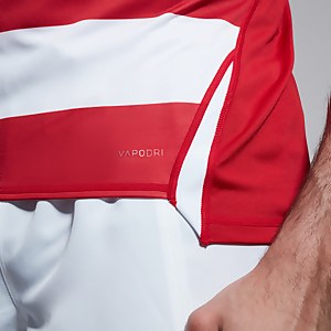 Mens Vapodri Evader Hooped Jersey Red