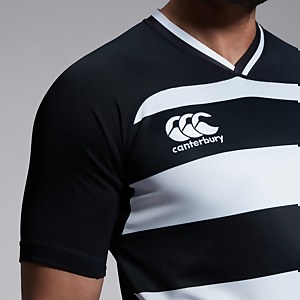 Mens Vapodri Evader Hooped Jersey Black