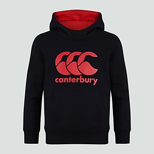 CANTERBURY O/H LARGE LOGO HOODY JM BLACK