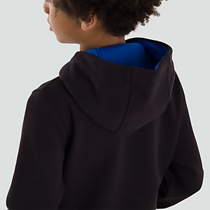 Junior Unisex Zip Thru Hoody Black