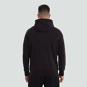 Mens Zip Thru Fleece Hoody Black
