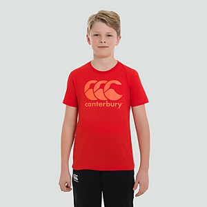 JUNIOR UNISEX CCC GRAPHIC TEE RED - AGE 6