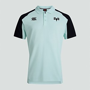 MENS OSPREYS PIQUE POLO SHIRT GREEN - XS