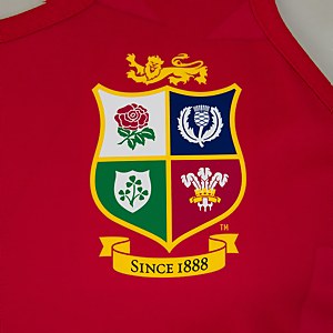 Mens British & Irish Lions Poly Singlet Red
