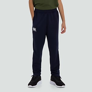 JUNIOR UNISEX VAPODRI POLY KNIT PANTS NAVY - AGE 6