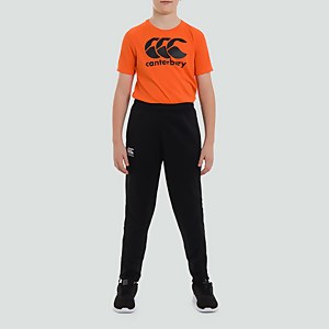JUNIOR UNISEX VAPODRI POLY KNIT PANTS BLACK - AGE 6