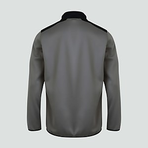 Mens 1/4 Zip Top Grey