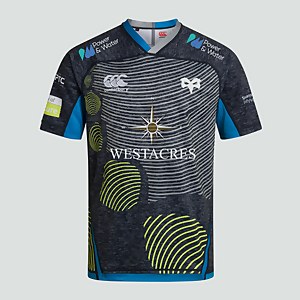 JUNIOR UNISEX OSPREYS VAPODRI SHORT SLEEVED 3RD PRO 20 JERSEY GREY - AGE 6